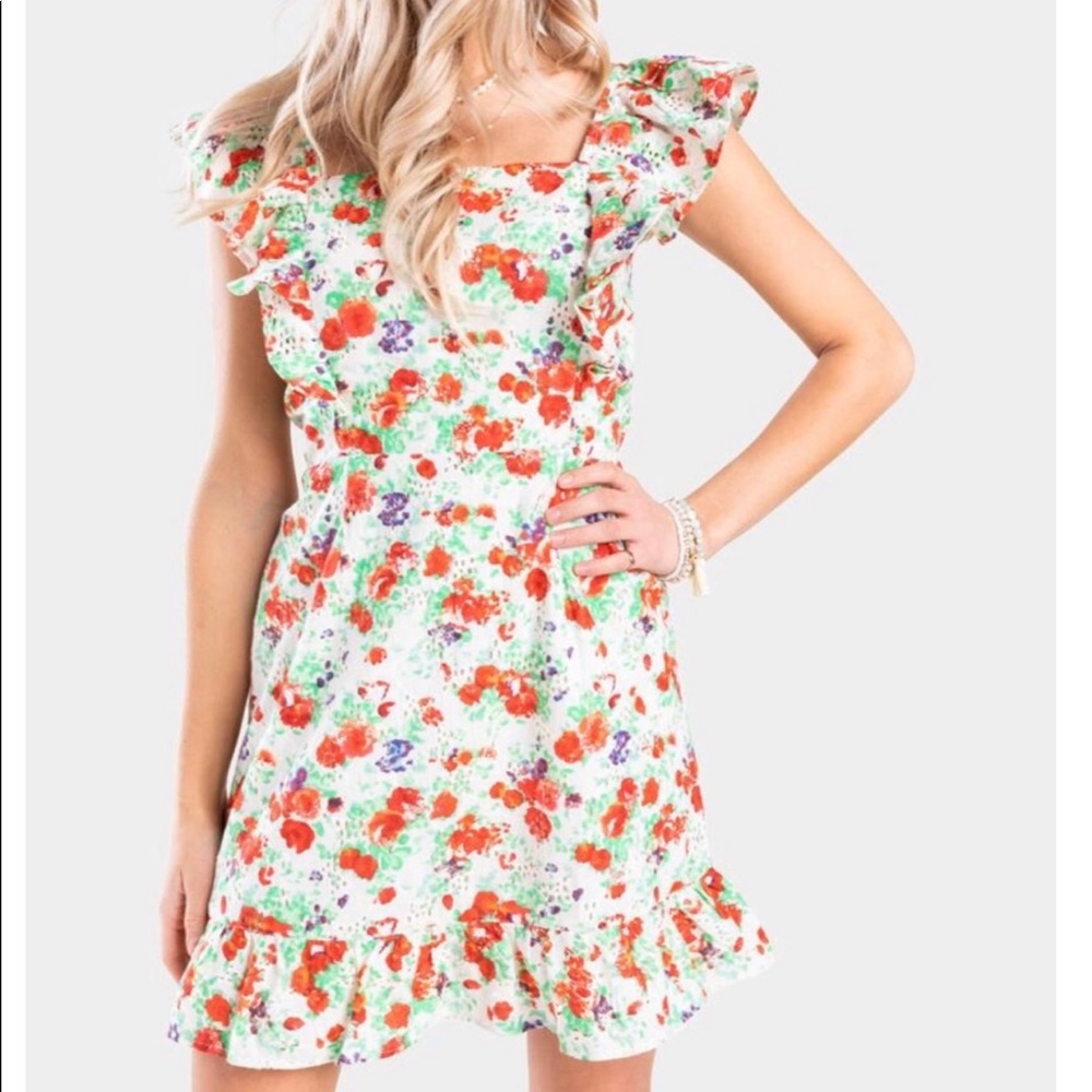 Francesca’s Blue Rain Evah Dress